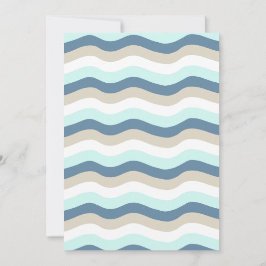 Surft op Surf Beach Surf Up Birthday Uitnodiging (Achterkant)