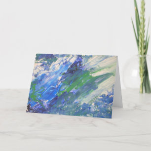 "Surften" omhoog Wenskaart Kaart