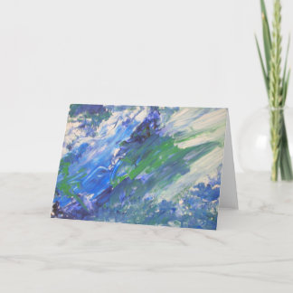 "Surften" omhoog Wenskaart Kaart