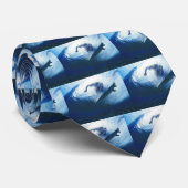 Surftijd in het strand stropdas (Opgerold)