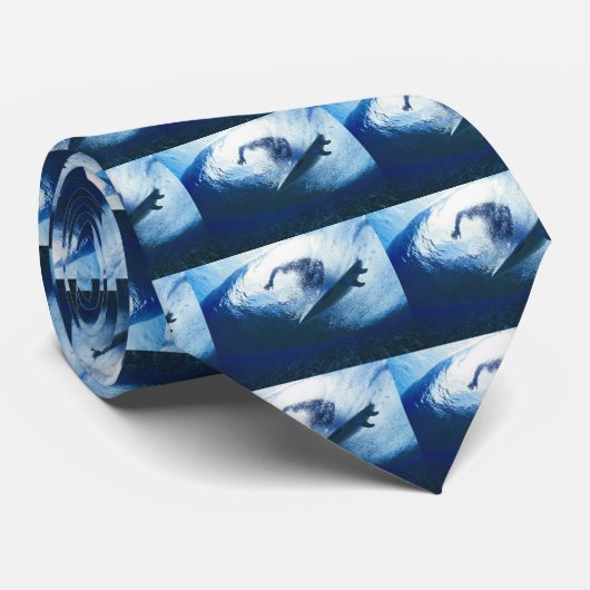 Surftijd in het strand stropdas (Opgerold)