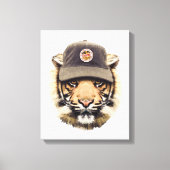 Surftijger Canvas Afdruk (Voorkant)