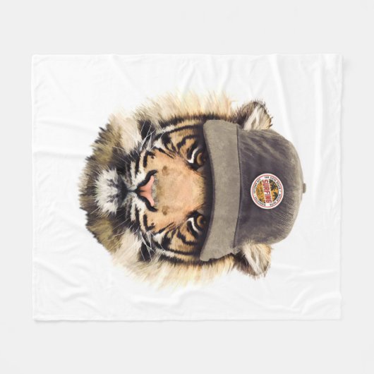 Surftijger Fleece Deken (Voorkant (Horizontaal))