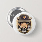 Surftijger Ronde Button 5,7 Cm (Voorkant /achterkant)