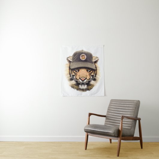 Surftijger Wandkleed (In situ)