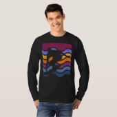 Surfvaars Surfer Surf Summer Ocean Waves T-shirt (Voorkant volledig)