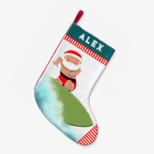Surfvakantiegeschenk Kleine Kerstsok (Voorkant (Hangend))