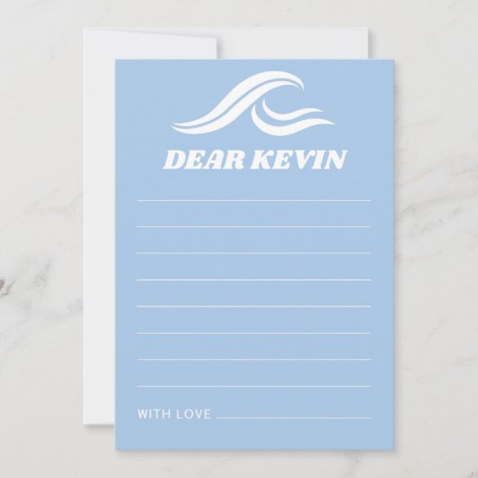 Surfverjaardag, de grote eenmalige capsule Kaart (Voorkant)