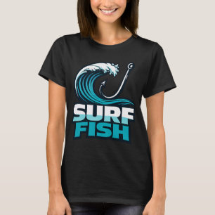 Surfvis Surf Vissen Oceaan Golf Zoutwater Hengelaa T-shirt