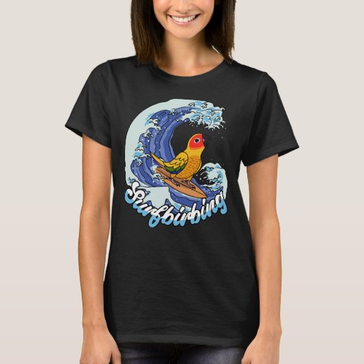 Surfvogels Parrot I Sun Conure T-shirt (Voorkant)