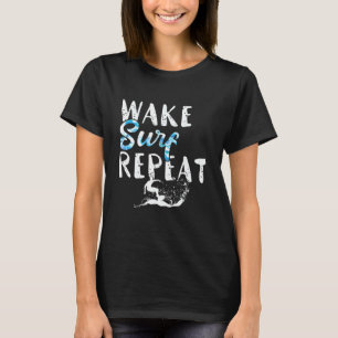 SurfWake Surf herhalen T-shirt