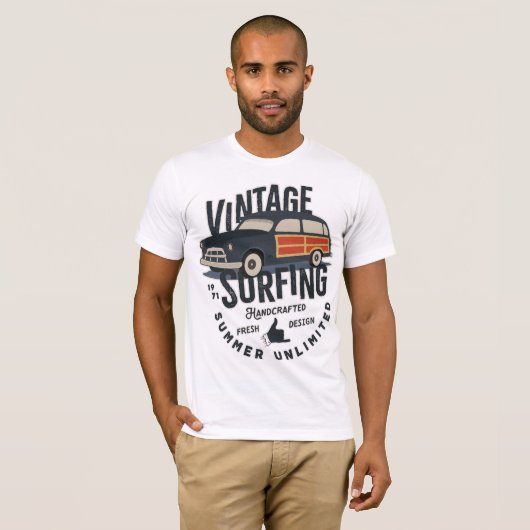  Surfzomer onbeperkt | Mannen T-shirt (Voorkant volledig)