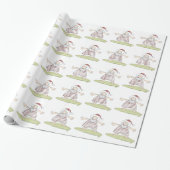 Surfzomersanta Cadeaupapier (Uitgerold)