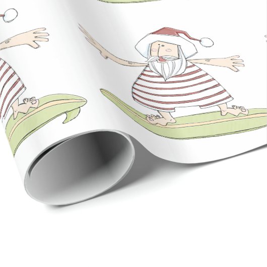 Surfzomersanta Cadeaupapier (Rol Hoek)