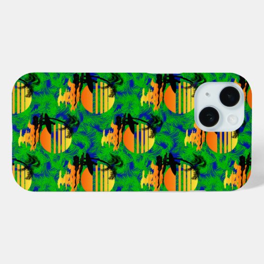 Surfzonsondergang Case-Mate iPhone Case (Achterkant (horizontaal))