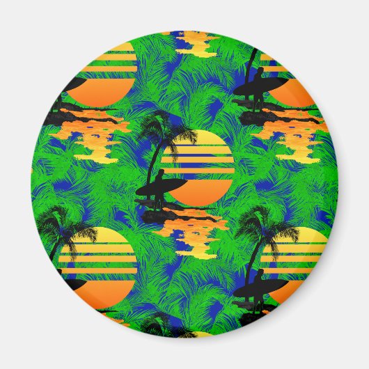 Surfzonsondergang Magneet (Voorkant)