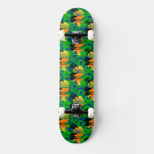 Surfzonsondergang Skateboard