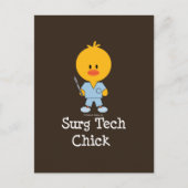 Surg Tech Chick Briefkaart
 Briefkaart (Voorkant)