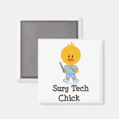 Surg Tech Chick Magnet (Voorkant / Achterkant)