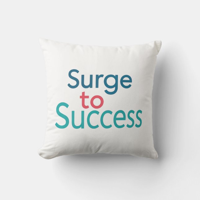 Surge naar succes kussen (Voorkant)