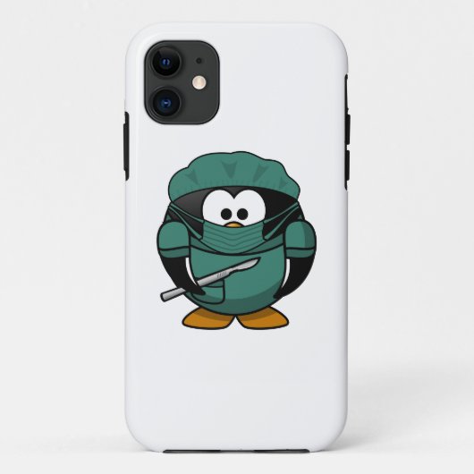 Surgeon Penguin Cartoon Case-Mate iPhone Case (Achterkant)