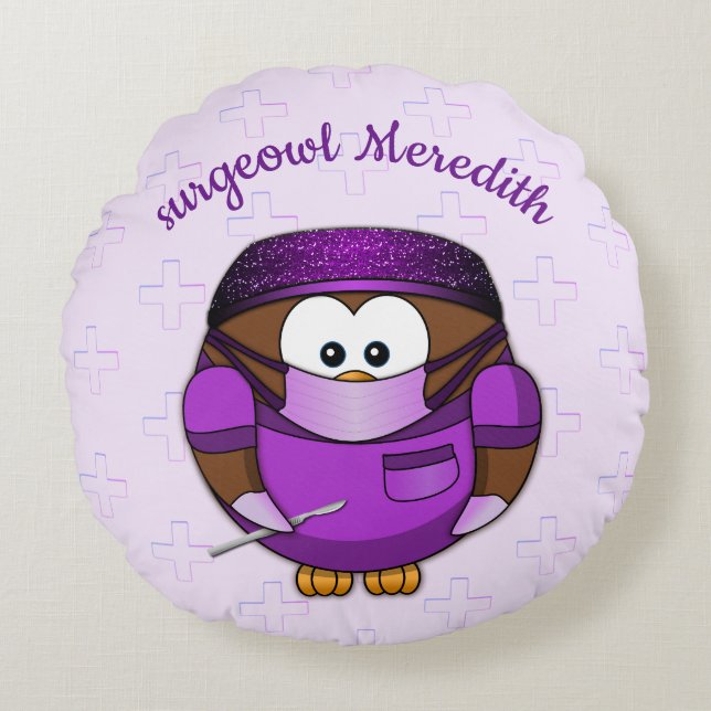 surgeowl girl - kussen (Voorkant)