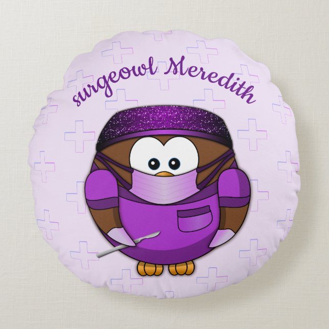 surgeowl meisje - kussen (Voorkant)