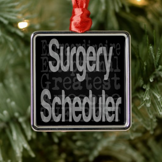 Surgery Scheduler Extraordinaire Metalen Ornament (Boom)