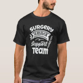 Surgery Survivor Support Team Brain Surgery Tumor T-shirt (Voorkant)