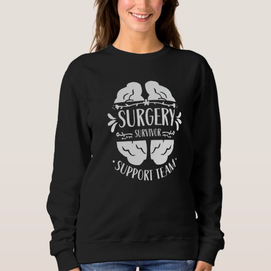 Surgery Survivor Support Team Brain Surgery Tumor  Trui (Voorkant)