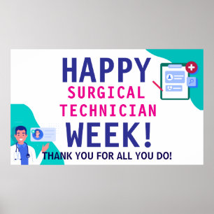 Surgical Technologist Appreciation Week Banner Poster
