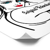 Surgical Technologist Rosie Riveter Pin Up Poster (Hoek)