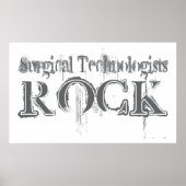 Surgical Technologists Rock Poster (Voorkant)