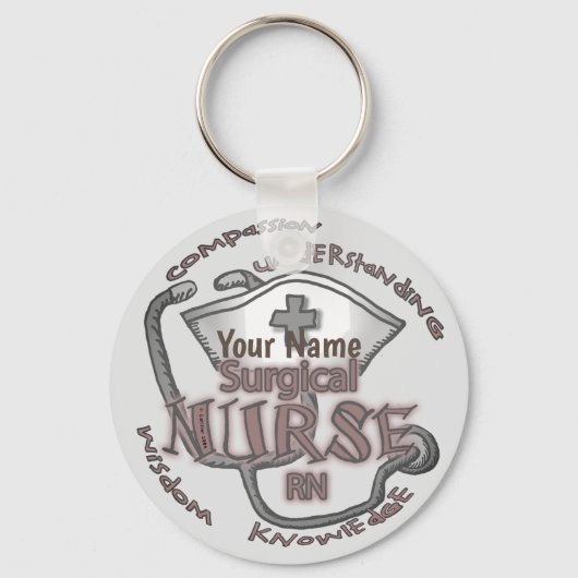 Surgisch zenuwaspiom sleutelhanger (Voorkant)