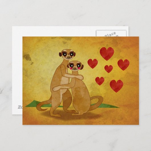 Suricaat Briefkaart (Voorkant / Achterkant)