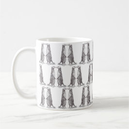 SURICATA. MEERKAT. - PATTERN KOFFIEMOK