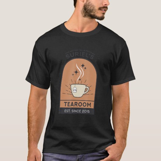 Suriel's Tearoom Geweldige Vintage T-shirt (Voorkant)