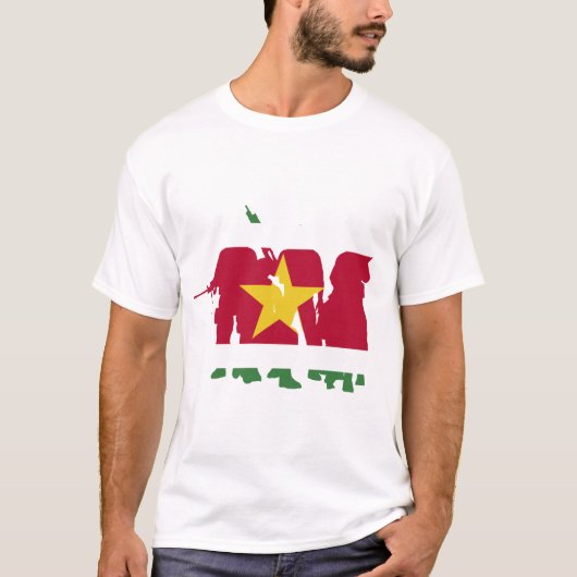 Surinaamse militaire eenheden t-shirt (Voorkant)