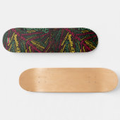 Surinaamse Nationale Trots Wordcloud Persoonlijk Skateboard (Horizontaal)