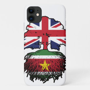 Surinaamse Surinaamse Britse vlag voor boomstammen Case-Mate iPhone Case