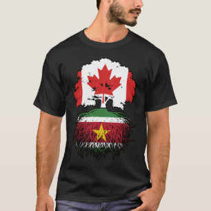 Surinaamse Surinaamse Canadese boomstammen T-shirt