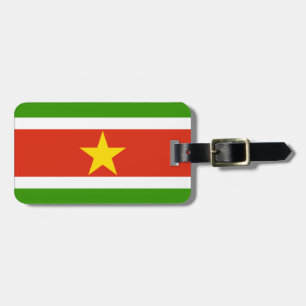 Surinaamse vlag bagagelabel