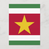 Surinaamse vlag briefkaart (Voorkant)