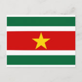 Surinaamse vlag briefkaart (Voorkant)