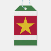 Surinaamse vlag cadeaulabel (Voorkant)