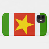 Surinaamse vlag Case-Mate iPhone case (Achterkant (horizontaal))