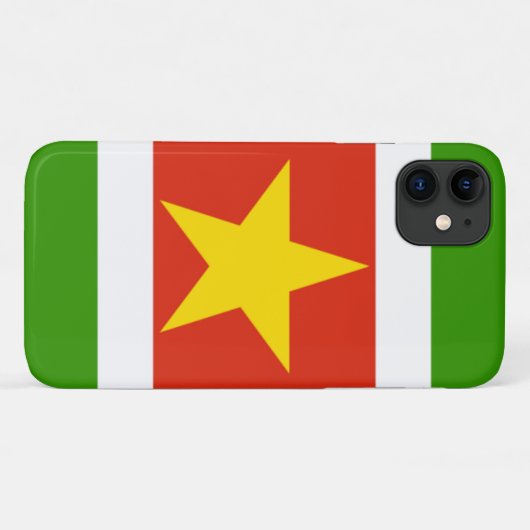 Surinaamse vlag Case-Mate iPhone case (Achterkant (horizontaal))