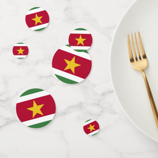 Surinaamse vlag confetti (Groep)