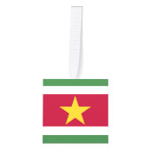 Surinaamse vlag decoratie (Voorkant)