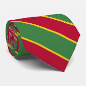 Surinaamse vlag Elegante Patriottische Stropdas (Opgerold)